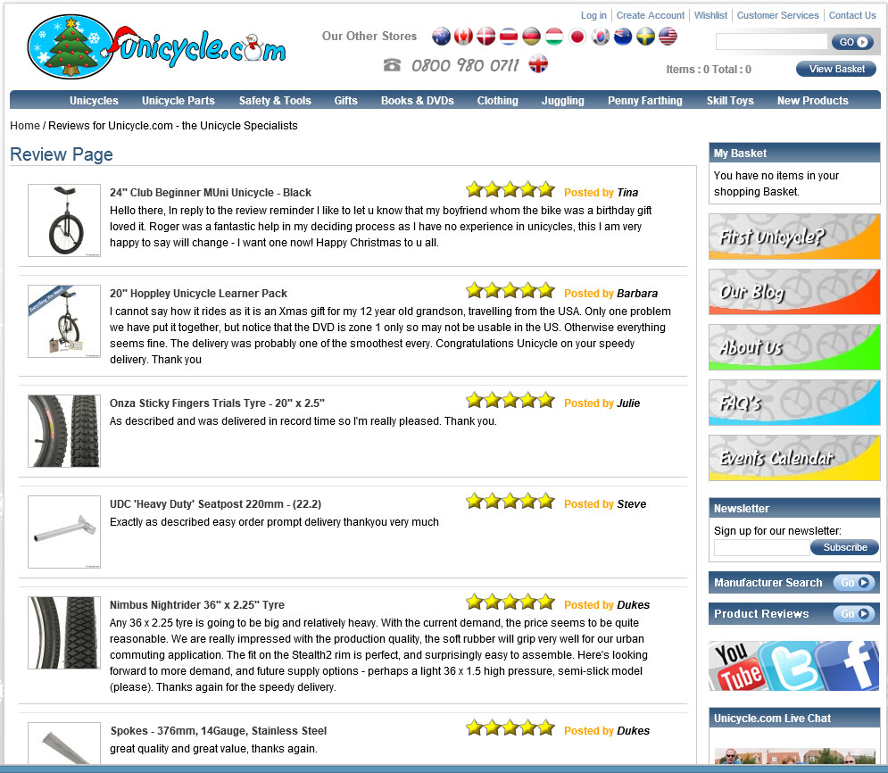 Review Page